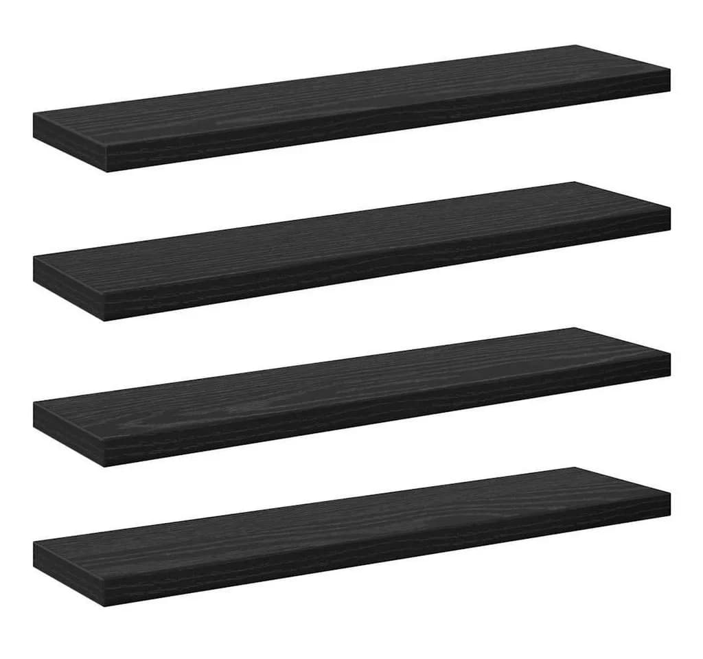 vidaXL Bücherregal 4-tlg. Schwarz Holzwerkstoff Modern - Bild 2