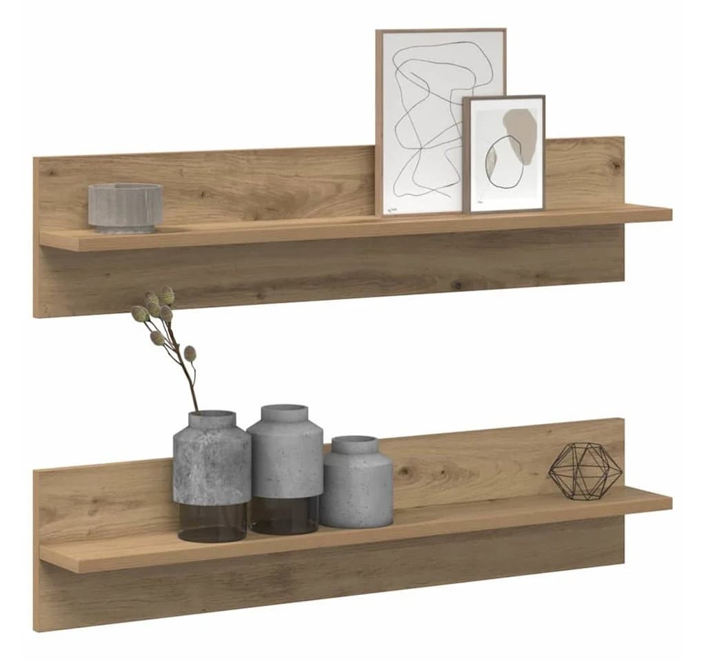 vidaXL Wandregal 2 pcs Artisan-Eiche Holzwerkstoff - Bild 3