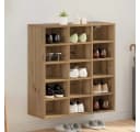 vidaXL Schuhschrank Artisan-Eiche Holzwerkstoff Bild 1