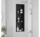 vidaXL Duschnische Schwarz Edelstahl Bad Organizer Bild 4