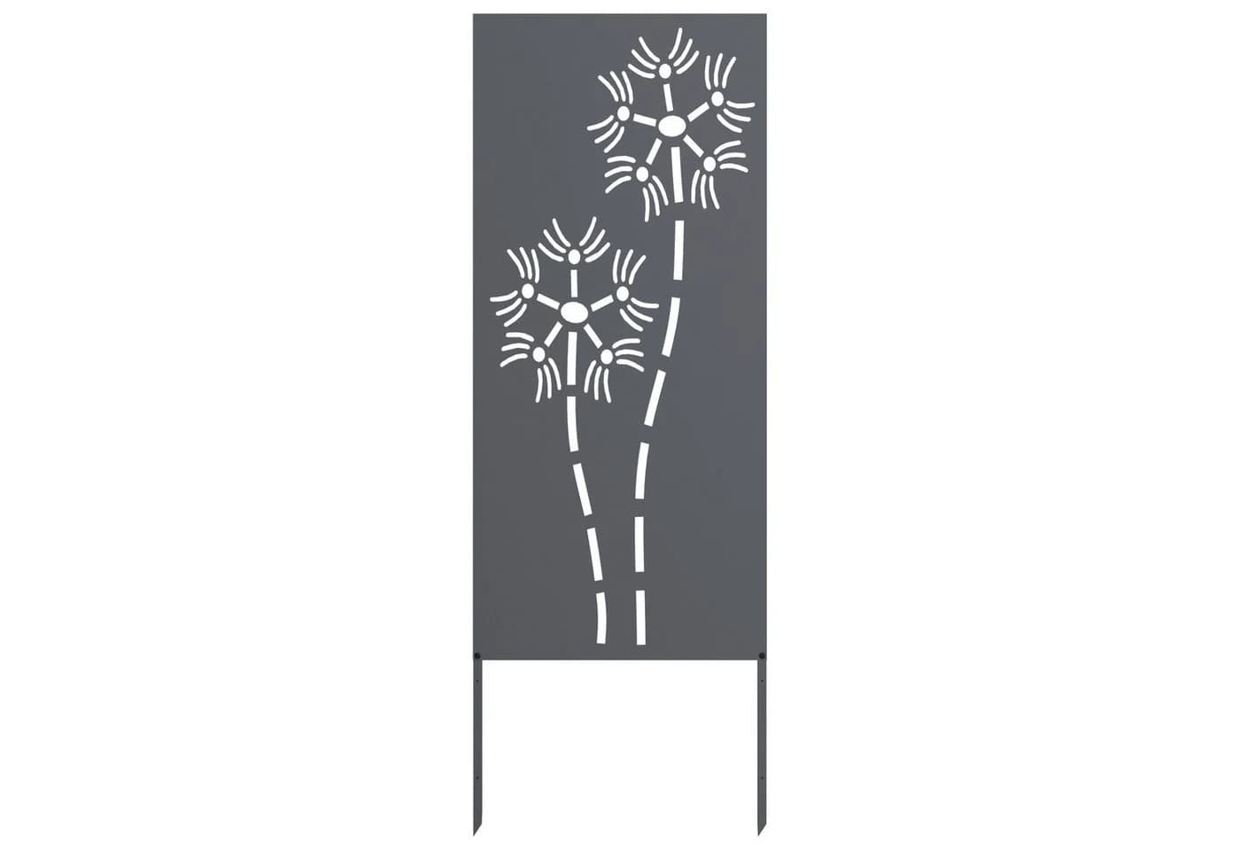 vidaXL Sichtschutz Garten Stahl Anthrazit 50 x 140 cm - Bild 4