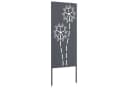 vidaXL Sichtschutz Garten Stahl Anthrazit 50 x 140 cm Bild 5