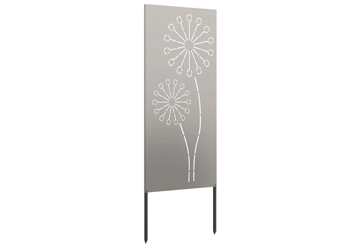 vidaXL Wandbild Garten Sichtschutz-Leinwand Rostig 50 x 140 cm Wetterfeststahl - Bild 5
