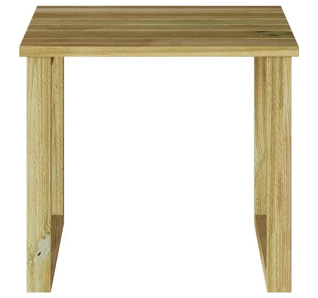 vidaXL Gartentisch Beistelltisch Natur Imprägniertes Kiefernholz - Bild 5