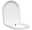 vidaXL WC-Sitz Toilettensitz Verstellbar Weiß Polypropylen Bild 2