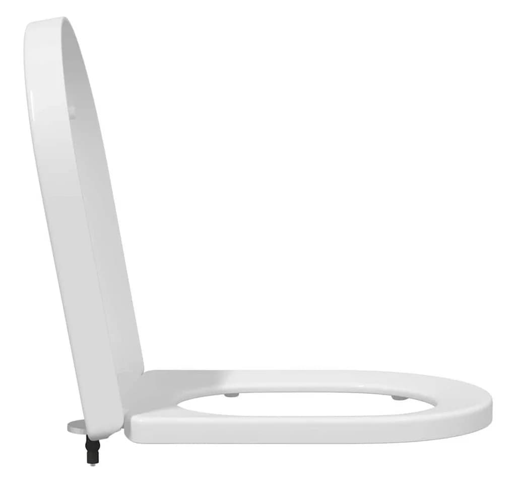 vidaXL WC-Sitz Toilettensitz Verstellbar Weiß Polypropylen - Bild 5