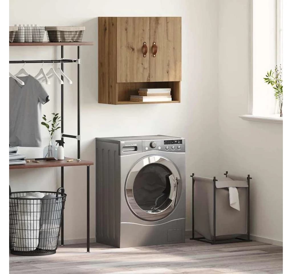 vidaXL Hängeschrank Wandschrank Artisan-Eiche Holzwerkstoff - Bild 2