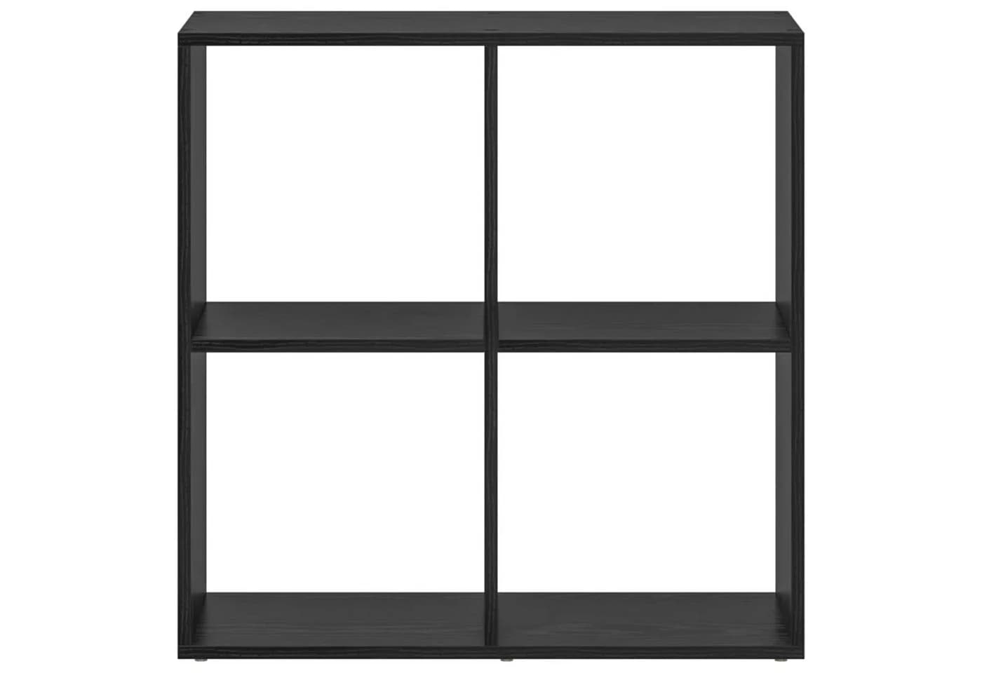 vidaXL Bücherregal Schwarz Eichen-Optik 4 Regale - Bild 5