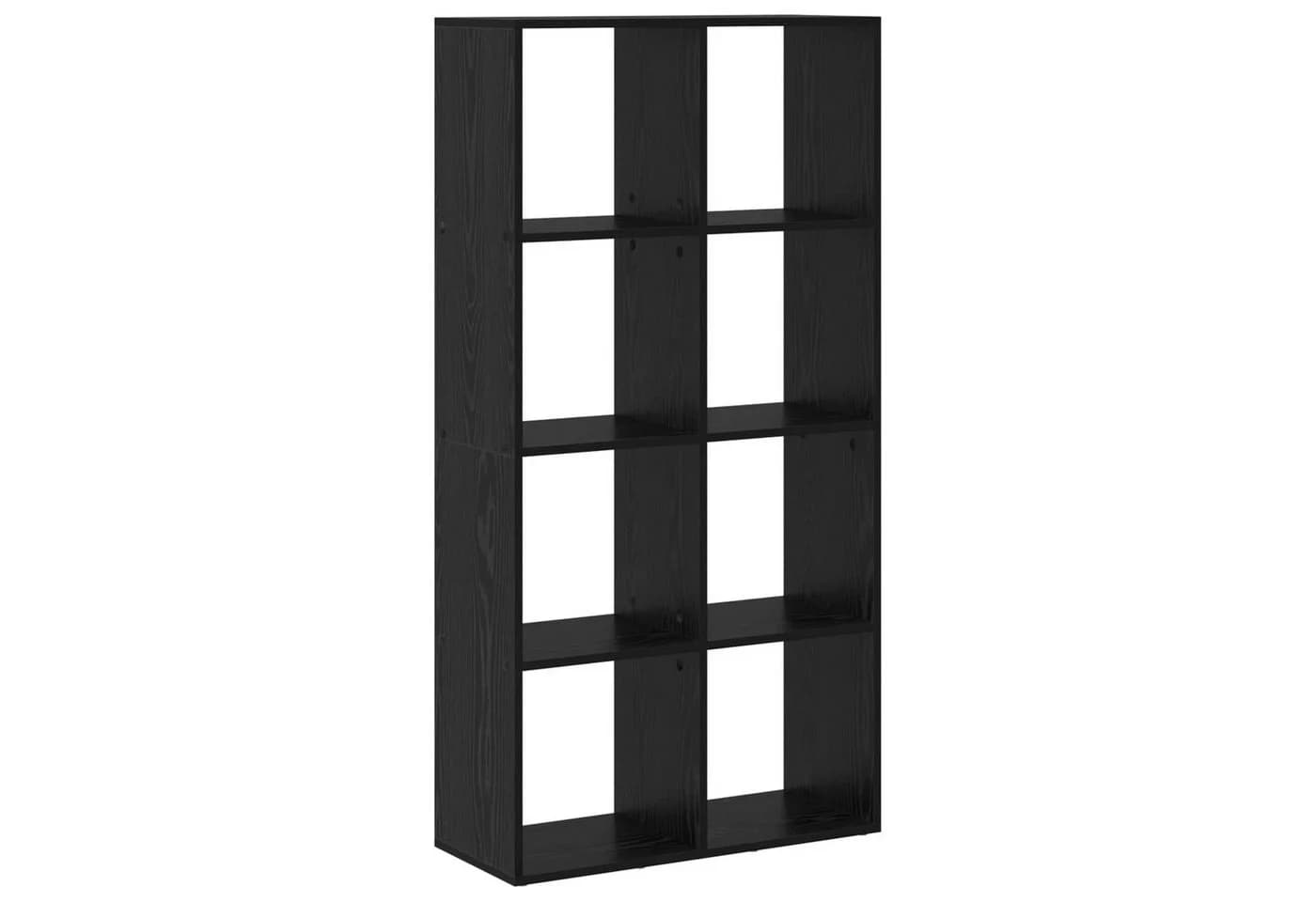 vidaXL Bücherregal 8 Ebenen Schwarz Eichen-Optik Holzwerkstoff - Bild 2