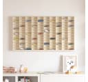 vidaXL Wanddisplay-Case Beige Holzwerkstoff Modern Bild 1