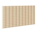 vidaXL Wanddisplay-Case Beige Holzwerkstoff Modern Bild 2