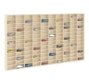vidaXL Wanddisplay-Case Beige Holzwerkstoff Modern Bild 3