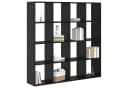 vidaXL Bücherregal Schwarz Eichen-Optik 137,5 x 29 x 137,5 cm Bild 3