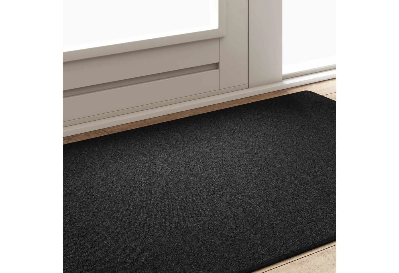 vidaXL Teppichläufer Anthrazit 100x150 cm Polypropylen - Bild 4