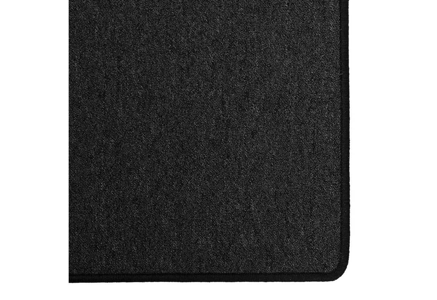 vidaXL Teppichläufer Anthrazit 100x150 cm Polypropylen - Bild 5