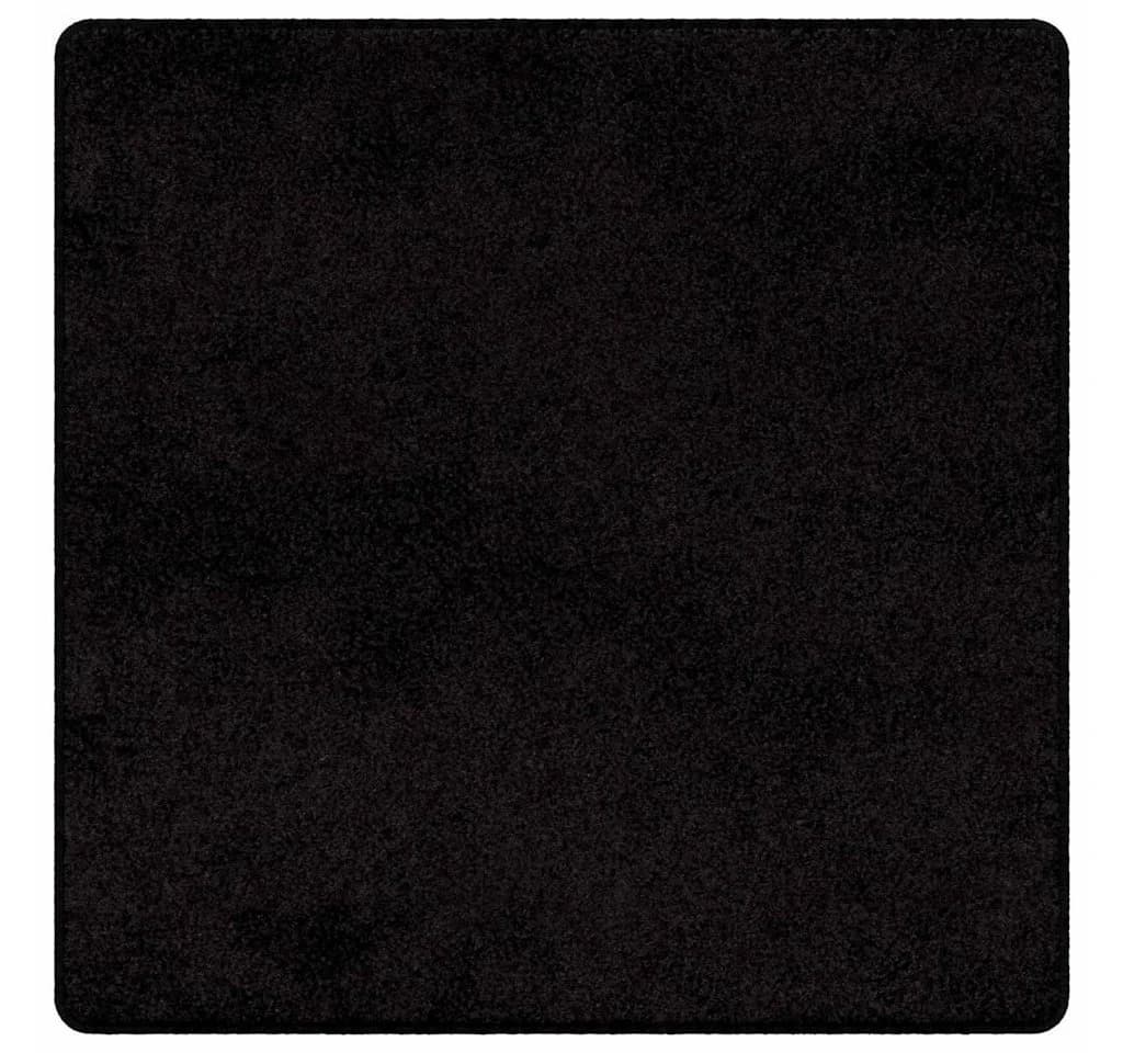 vidaXL Teppichläufer Schwarz 100x100 cm Polypropylen - Bild 2
