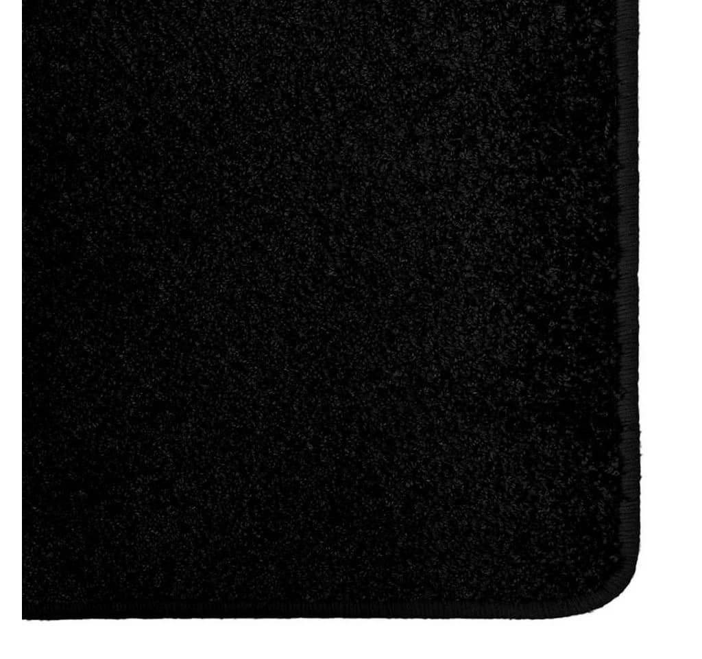 vidaXL Teppichläufer Schwarz 100x100 cm Polypropylen - Bild 4