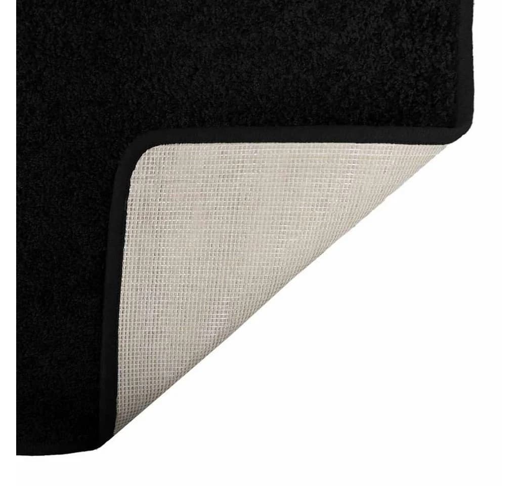 vidaXL Teppichläufer Schwarz 100x100 cm Polypropylen - Bild 5