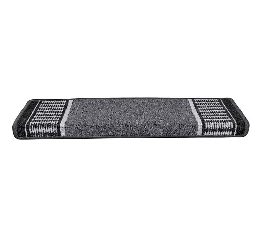 vidaXL Stufenmatte Selbstklebend Treppenschoner Anthrazit 15er Set - Bild 5