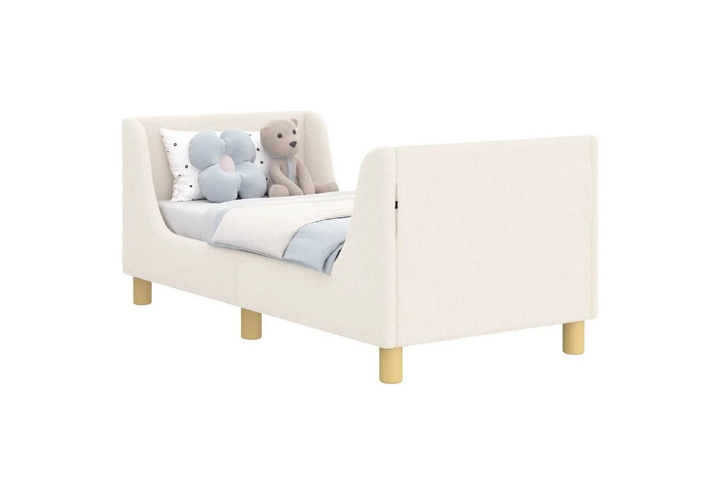 vidaXL Bett Kinderbettgestell Creme - Bild 2
