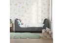 vidaXL Bett Kinderbettgestell mit Kopfteil Dunkelgrau 70 x 140 cm Samt Bild 3