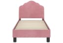 vidaXL Kinderbettgestell Rosa 70 x 140 cm Samt Bild 5