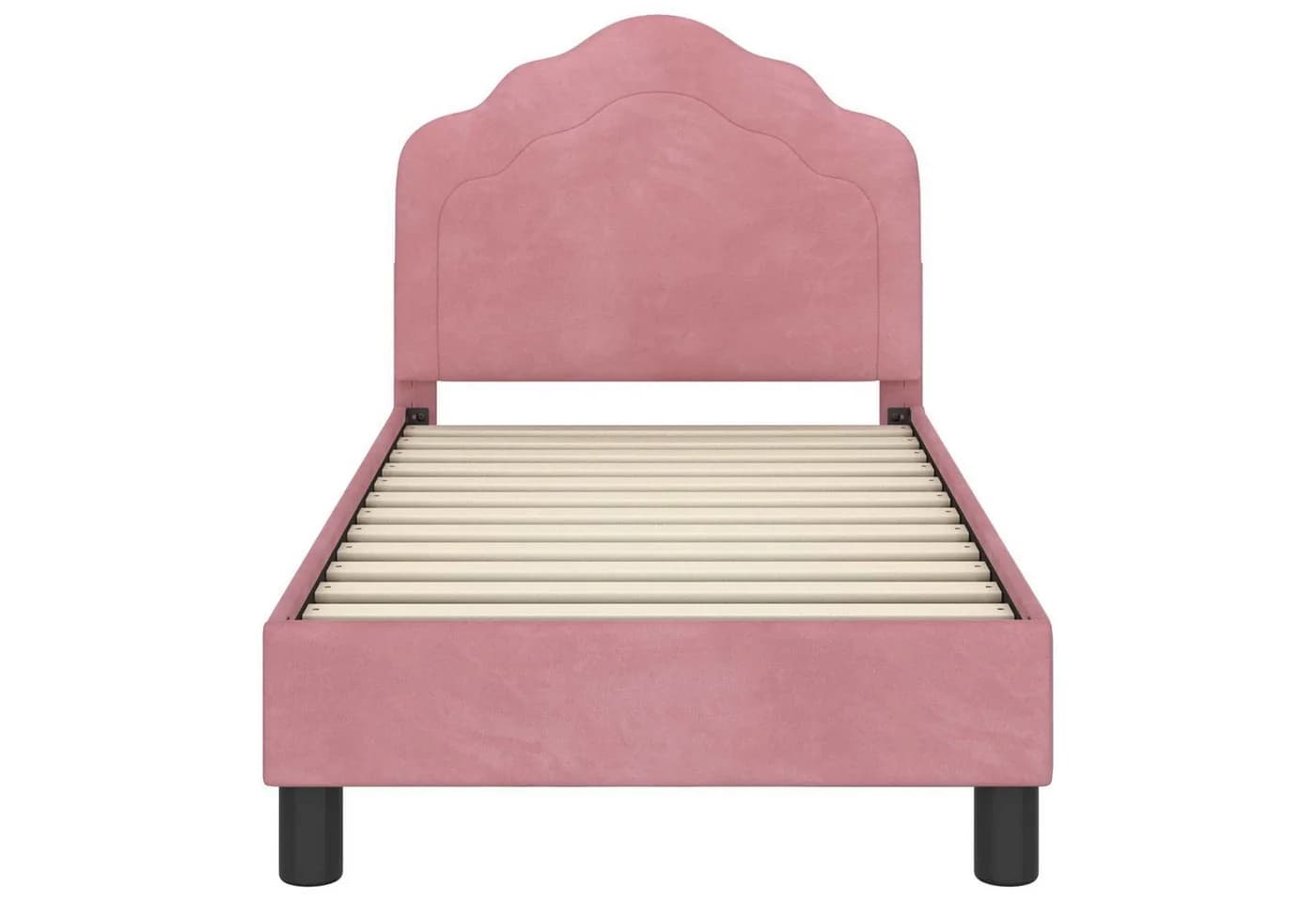 vidaXL Kinderbettgestell Rosa 70 x 140 cm Samt - Bild 5