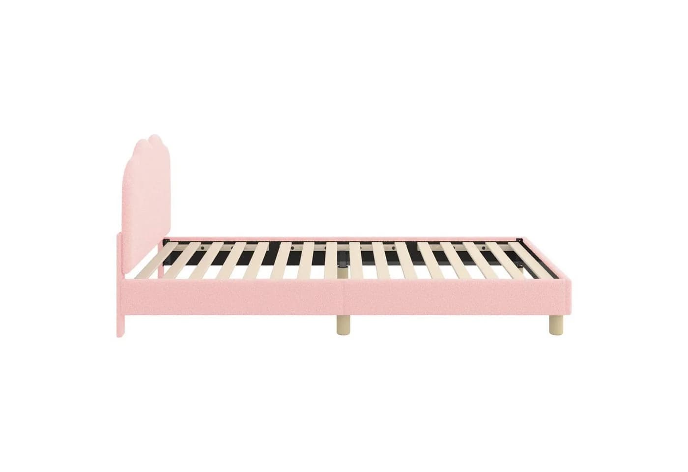 vidaXL Kinderbettgestell Rosa mit Stauraumkopfteil und Lattenrost - Bild 5