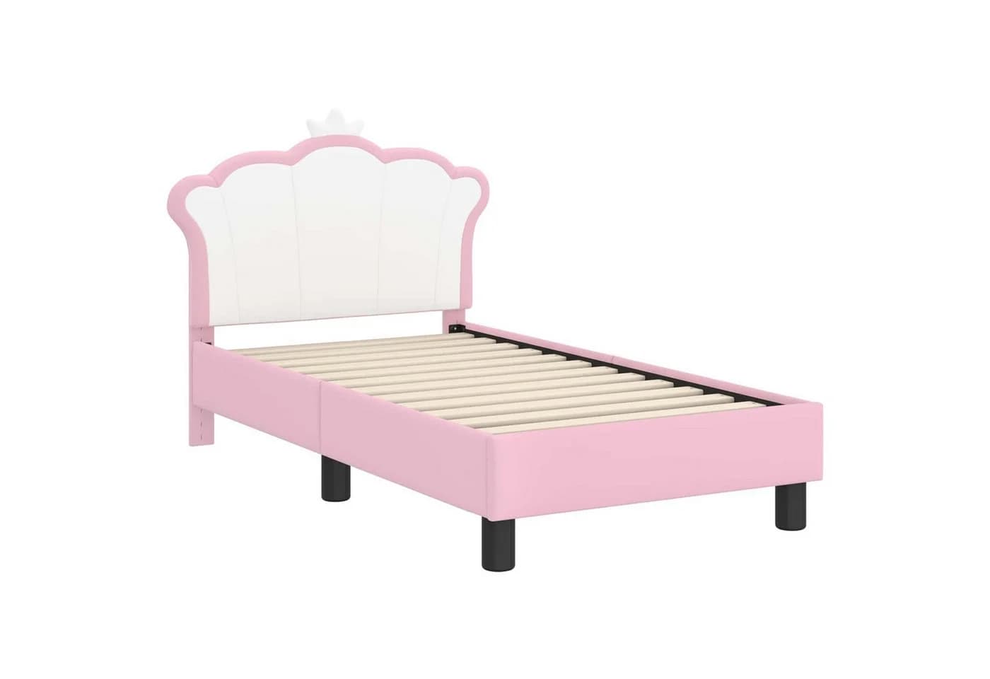 vidaXL Bett Kinderbettgestell Rosa mit Kopfteil - Bild 4