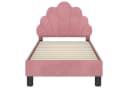 vidaXL Kinderbettgestell Rosa 70 x 140 cm Samt Bild 5