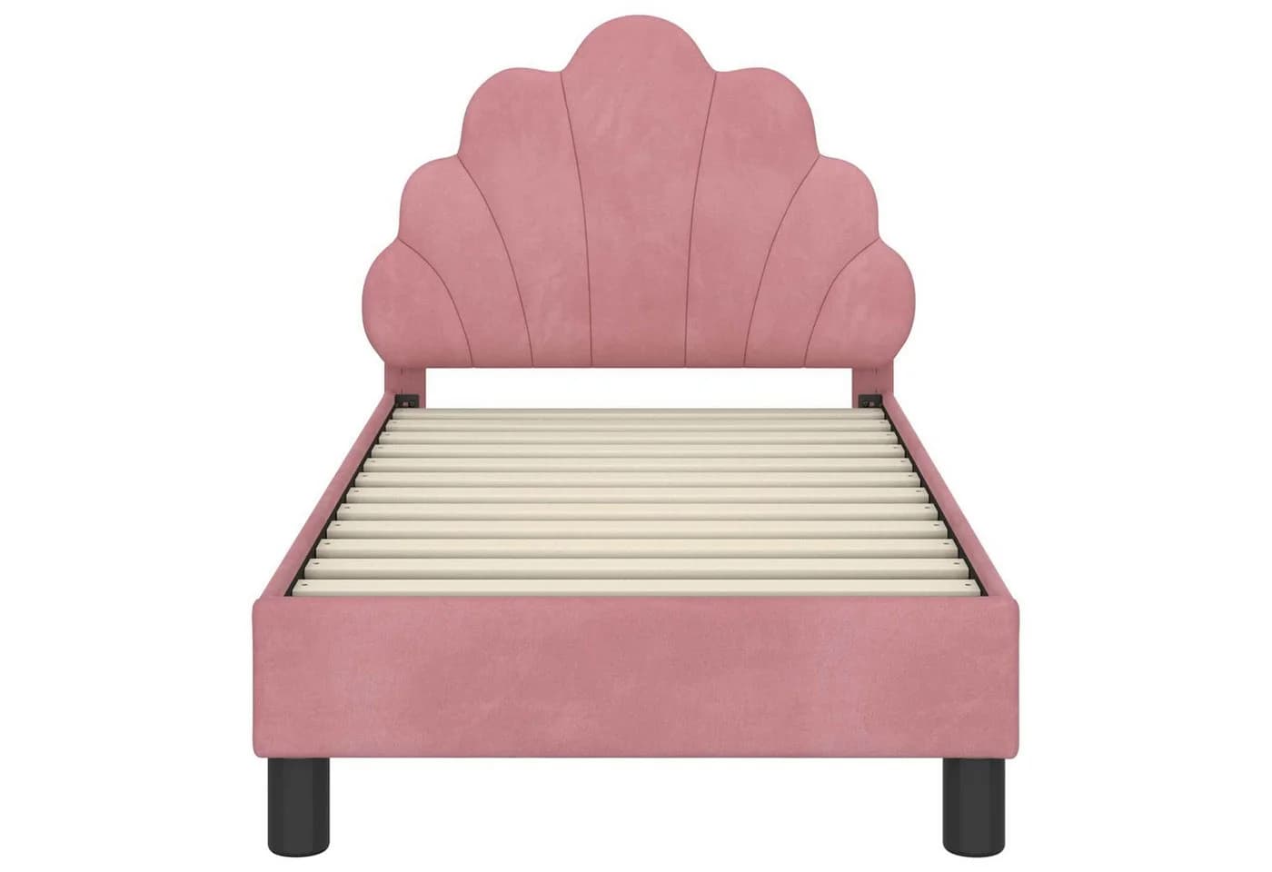 vidaXL Kinderbettgestell Rosa 70 x 140 cm Samt - Bild 5
