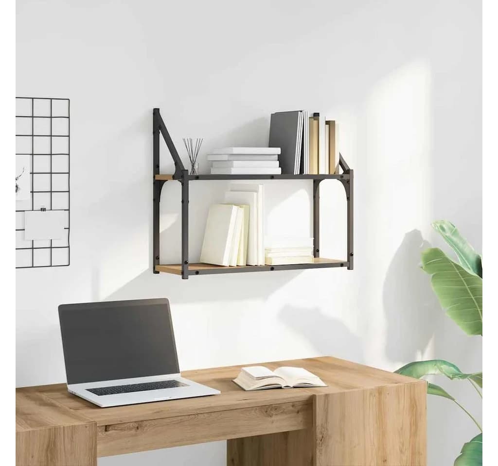 vidaXL Wandregal Artisan-Eiche Modern Holzwerkstoff - Bild 4