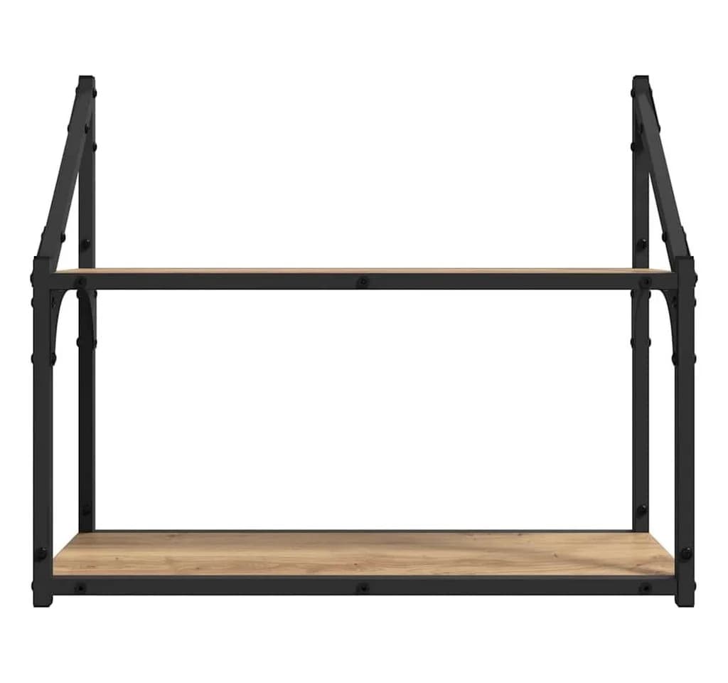 vidaXL Wandregal Artisan-Eiche Modern Holzwerkstoff - Bild 5