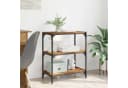 vidaXL Bücherregal Altholz Schwarz 60x33x70,5 cm Holzwerkstoff Bild 1
