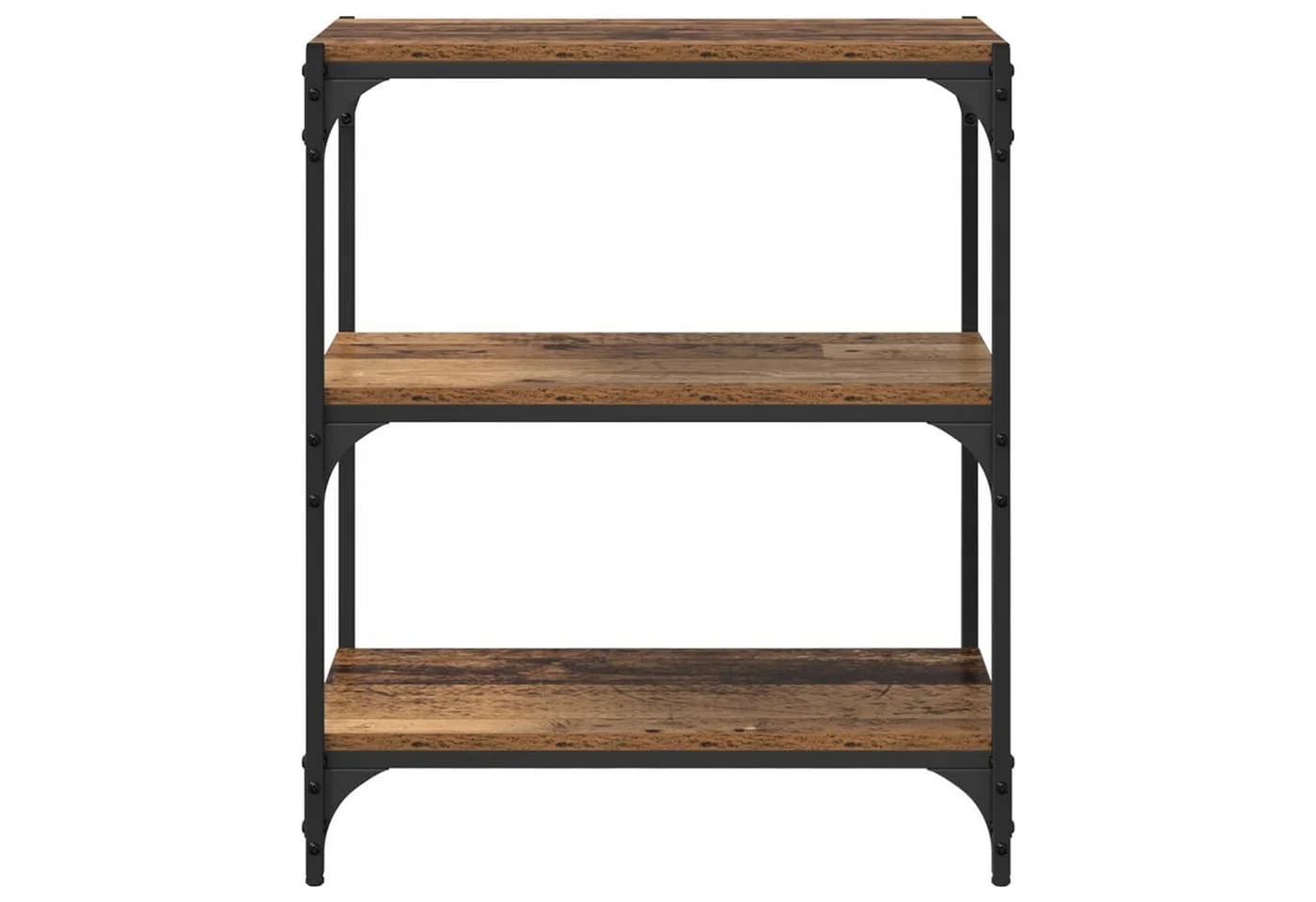 vidaXL Bücherregal Altholz Schwarz 60x33x70,5 cm Holzwerkstoff - Bild 5