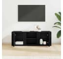 vidaXL TV-Schrank Schwarz Eichen-Optik mit Stauraum Bild 4