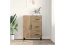 vidaXL Sideboard Artisan-Eiche Verbundholz und Eisen Bild 3