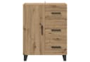 vidaXL Sideboard Artisan-Eiche Verbundholz und Eisen Bild 5