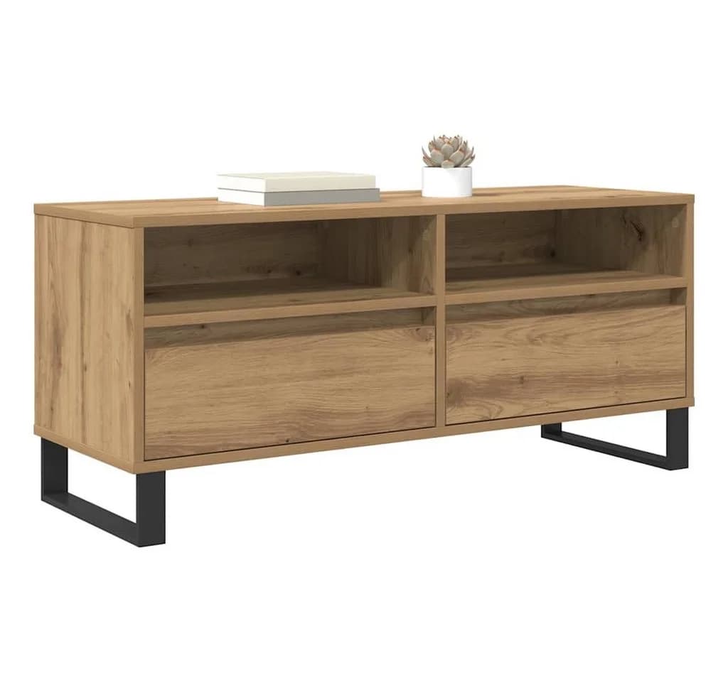 vidaXL TV-Schrank Artisan-Eiche 100 x 34,5 x 44,5 cm - Bild 3