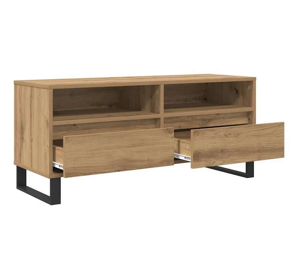 vidaXL TV-Schrank Artisan-Eiche 100 x 34,5 x 44,5 cm - Bild 5