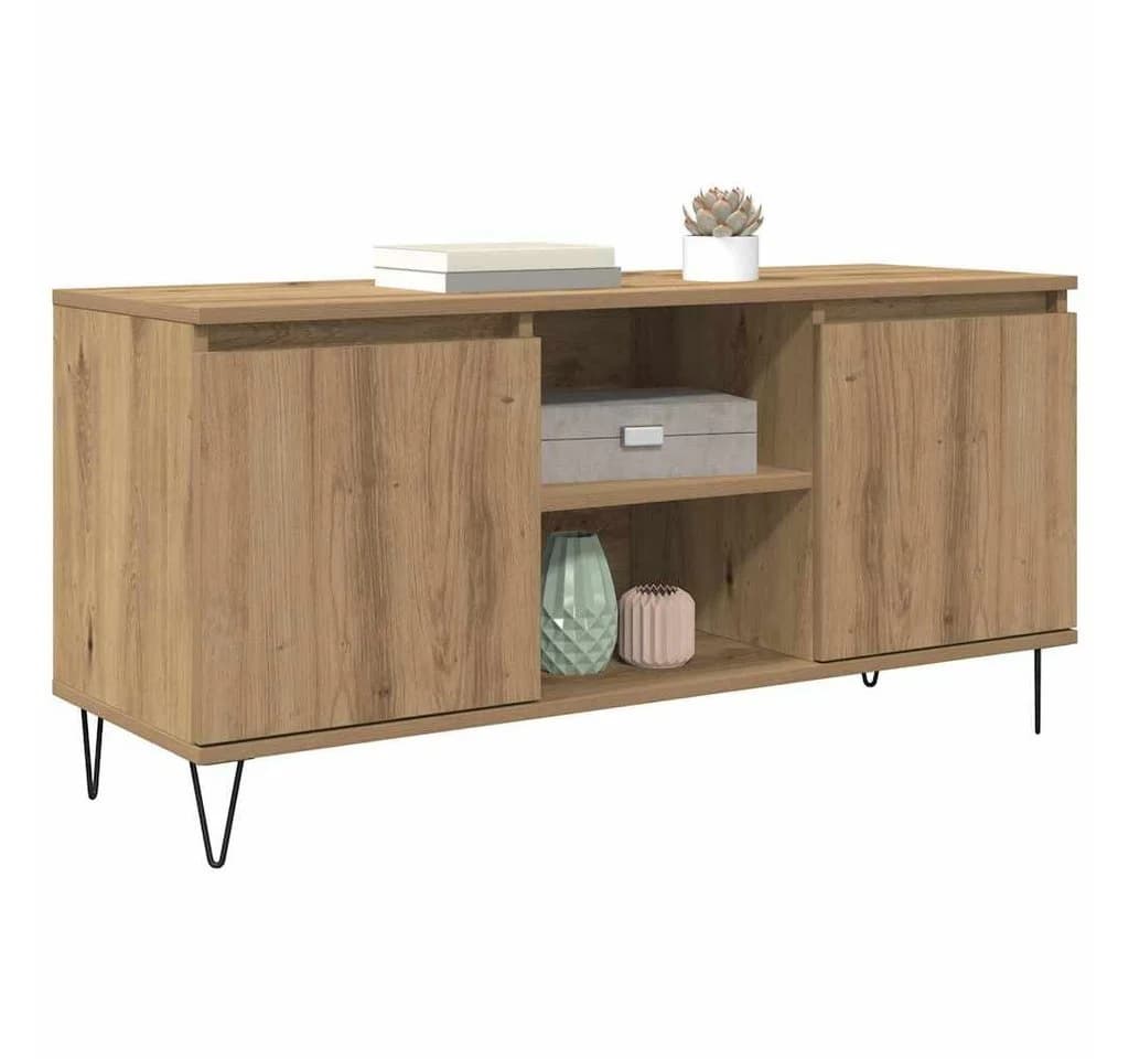 vidaXL TV-Schrank Artisan-Eiche Modern Holzwerkstoff - Bild 3