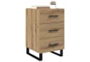vidaXL Nachttisch Artisan-Eiche Holzwerkstoff 40x40x66 cm Bild 3