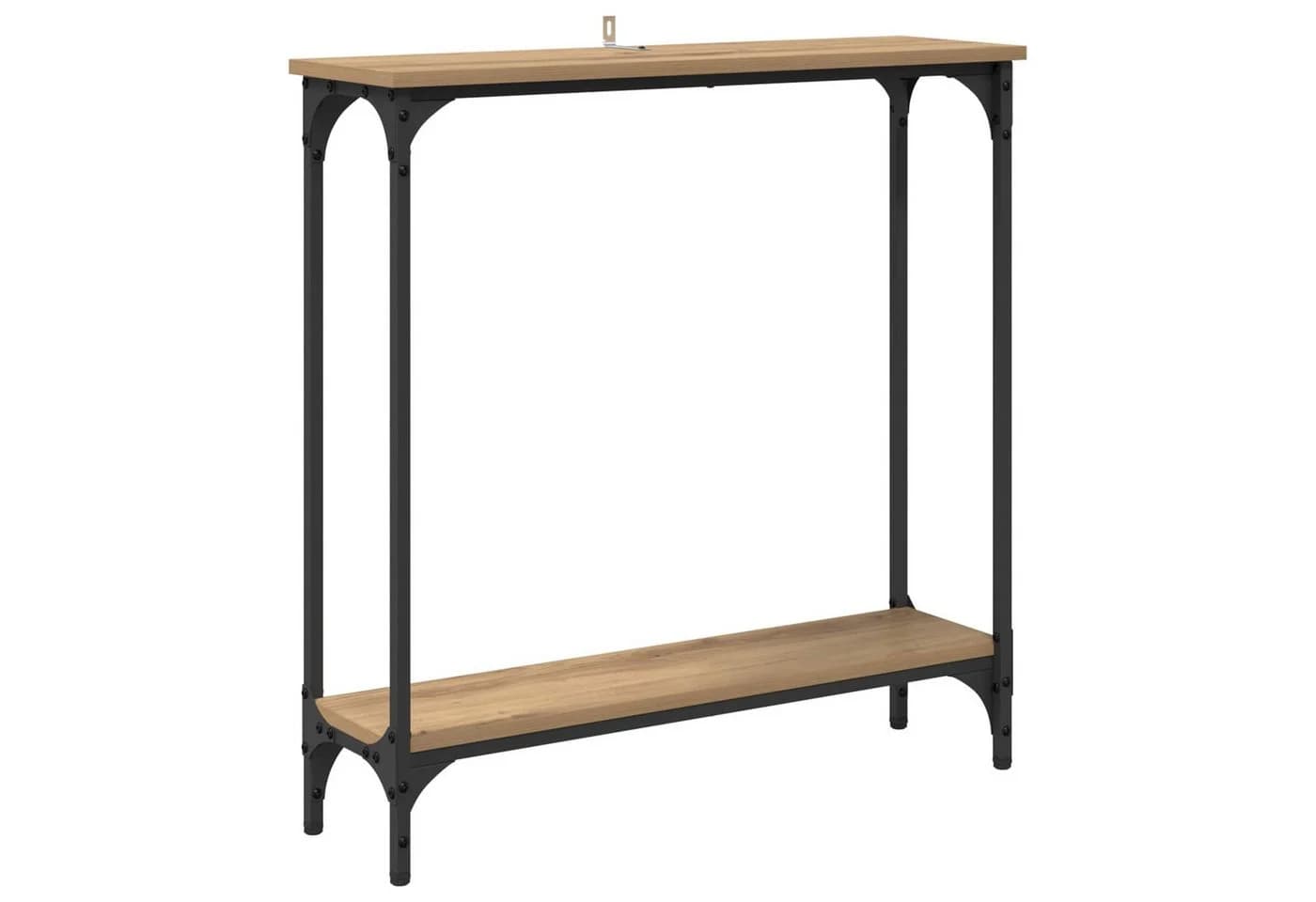 vidaXL Konsolentisch Artisan-Eiche Holzwerkstoff Metall - Bild 2