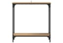 vidaXL Konsolentisch Artisan-Eiche Holzwerkstoff Metall Bild 5