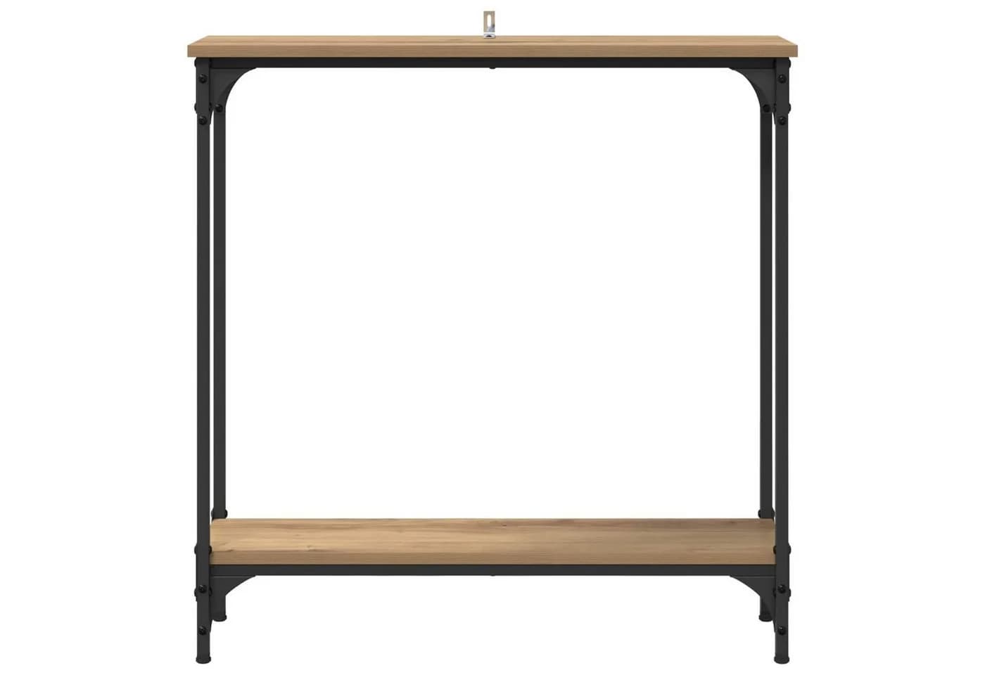 vidaXL Konsolentisch Artisan-Eiche Holzwerkstoff Metall - Bild 5