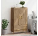 vidaXL Highboard Artisan-Eiche Modern mit goldenen Beinen Bild 4
