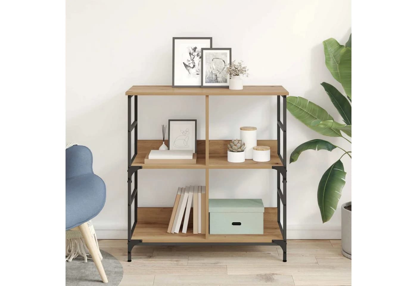 vidaXL Bücherregal Artisan-Eiche Holzwerkstoff - Bild 4