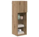 vidaXL Wandmontierter TV-Schrank 2er Set Artisan-Eiche Holzwerkstoff Bild 3