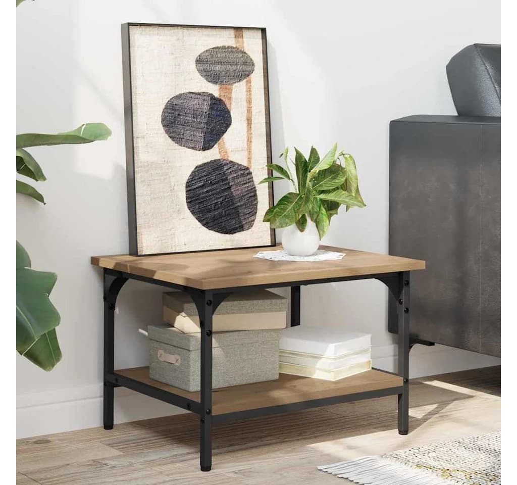 vidaXL Druckertisch Druckerständer Artisan-Eiche Holzwerkstoff - Bild 5