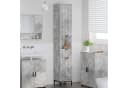 vidaXL Badezimmerschrank Beton Grau Modern Holzwerkstoff Bild 1